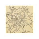 [ Thumbnail: Historical Map of The City of Rome Wall Art ]