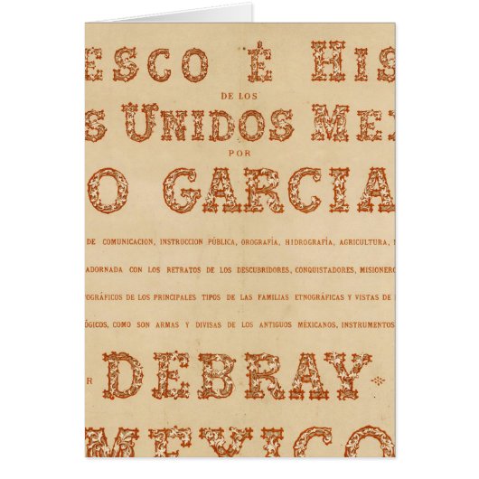 Historical Map Title Page (Front)