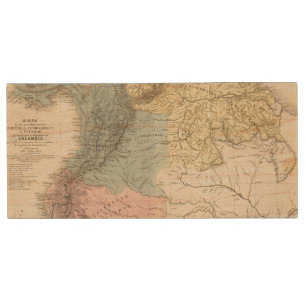 Historical Military Maps of Venezuela Wood Flash Drive