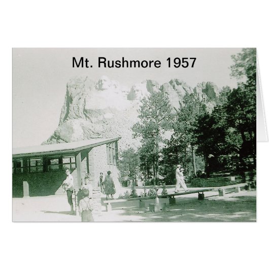 Historical Mt. Rushmore Picture Cards (Front Horizontal)