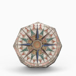 Historical Nautical Compass (1543) Acrylic Award<br><div class="desc">This is a historical nautical compass produced in 1543.</div>