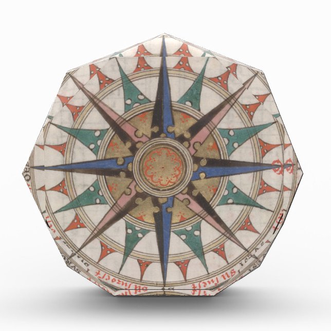 Historical Nautical Compass (1543) Award (Front)