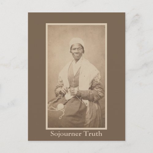 Historical Photo of Abolitionist Sojourner Truth Postcard