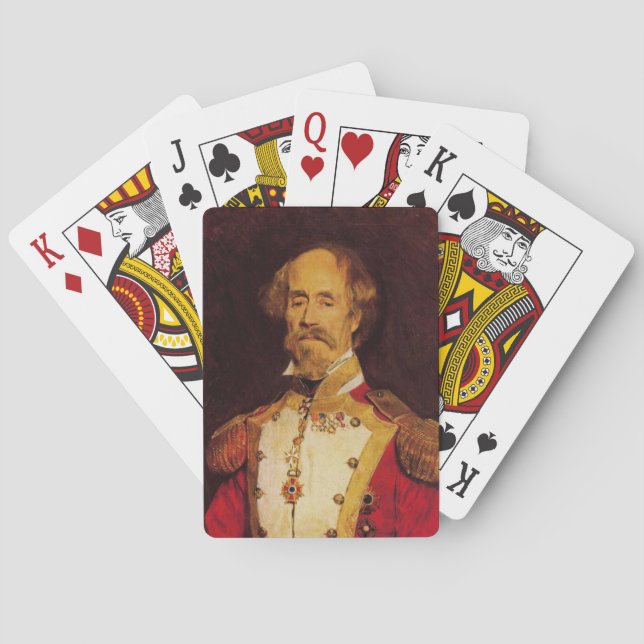 Historical Portrait of a Spanish General Poker Cards (Back)