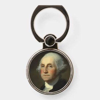Historical Portrait Of George Washington Phone Ring Stand by encore_arts at Zazzle
