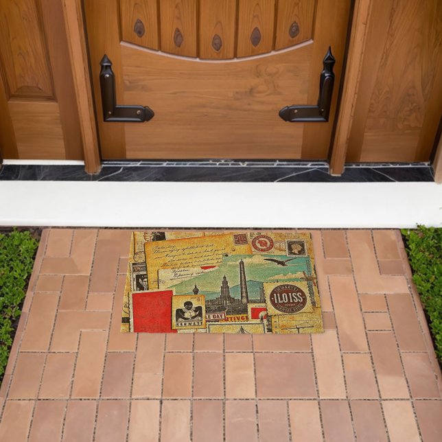 Historical Postal Journey Fiber Doormat (Insitu (Outdoor))