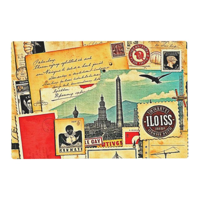 Historical Postal Journey Placemat (Front)