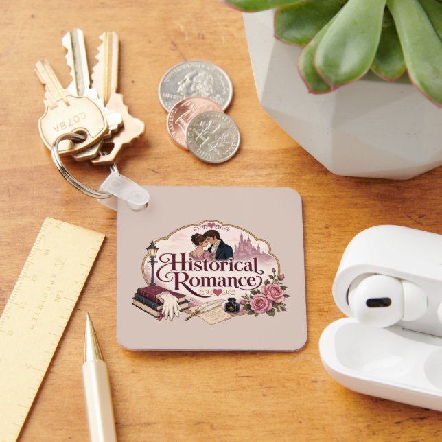 Historical Romance Lover Keychain (Desk)