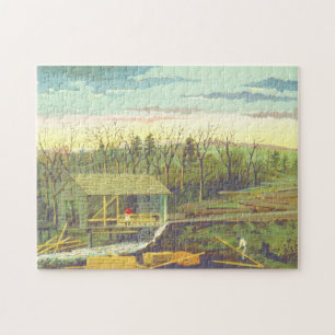 Historical Sawmill Puzzle