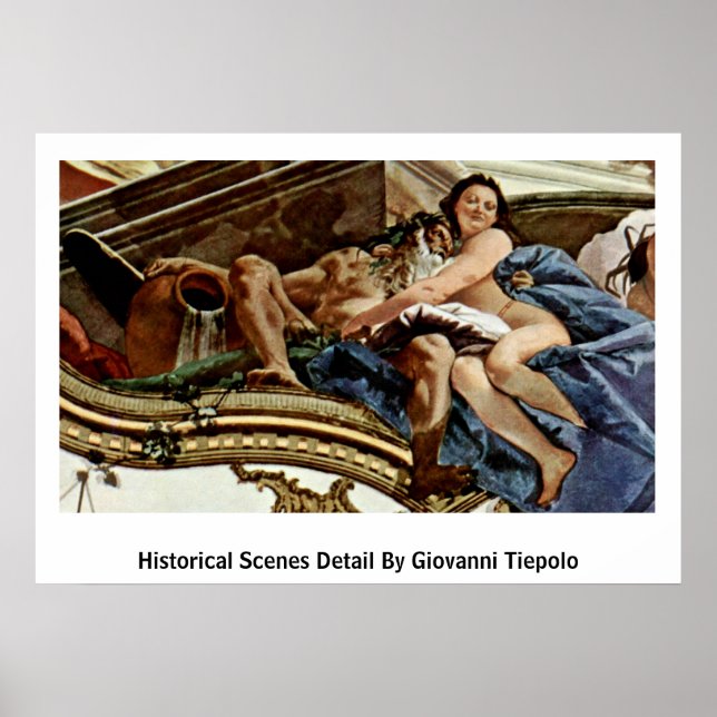 Historical Scenes Detail By Giovanni Tiepolo Poster (Front)