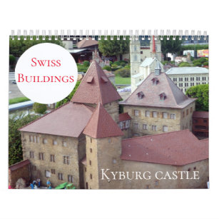  Historical Swiss buildings calendar