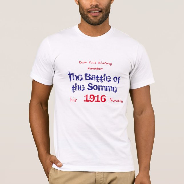 historical T-shirts about events and people (Front)