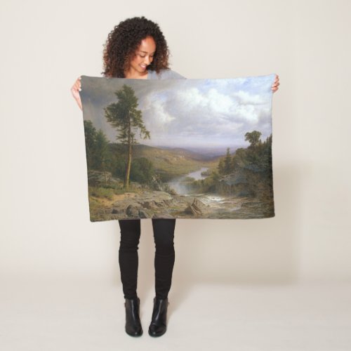 Historical Tennessee Landscape Fleece Blanket