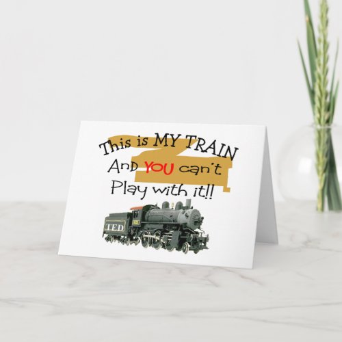 Historical Train Gifts__Hilarious sayings Card