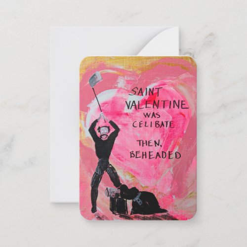 Historical Valentine Note Card