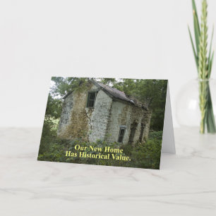 Historical Value - Funny Change of Address Announcement