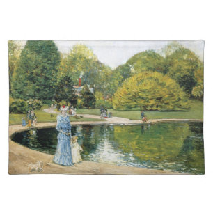 Historical View of Central Park (New York) Cloth Placemat