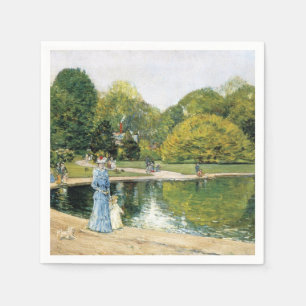 Historical View of Central Park (New York) Napkins