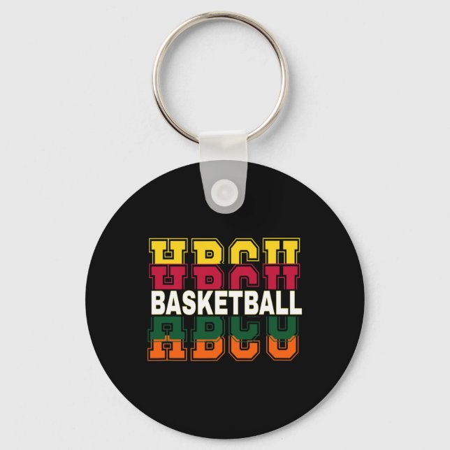 Historically Black College University Basketball P Keychain (Front)