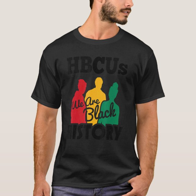 Historically Black College University Hbcu Black H T-Shirt (Front)