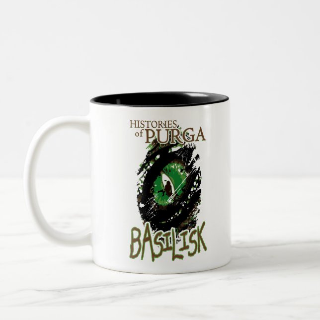 Histories of Purga - Basilisk Two-Tone Coffee Mug (Left)