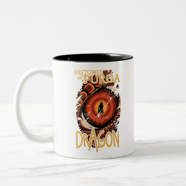 Histories of Purga - Dragon Two-Tone Coffee Mug (Left)