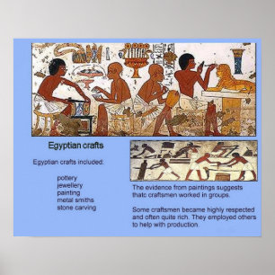 History, Ancient Egypt, Egyptian crafts Poster