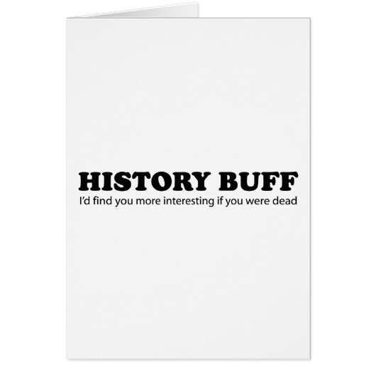 History Buff Cards (Front)