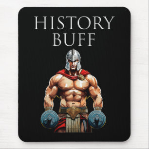 History Buff Roman Centurion Mouse Pad