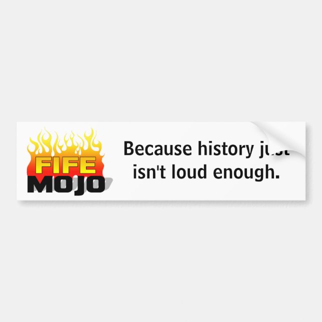 History bumper sticker (Front)