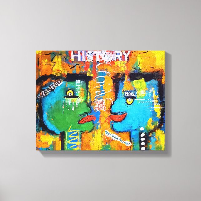 History Canvas Print (Front)