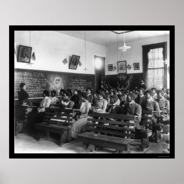 History Class Tuskegee Institute 1902 Poster (Front)