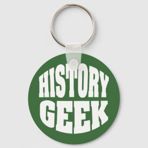 History Geek Funny Keychain