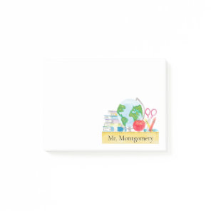 History Geography Teacher Post-it Notes