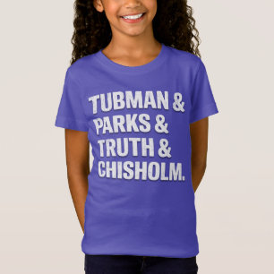 History Icons: Tubman, Parks, Truth, and Chisolm T-Shirt