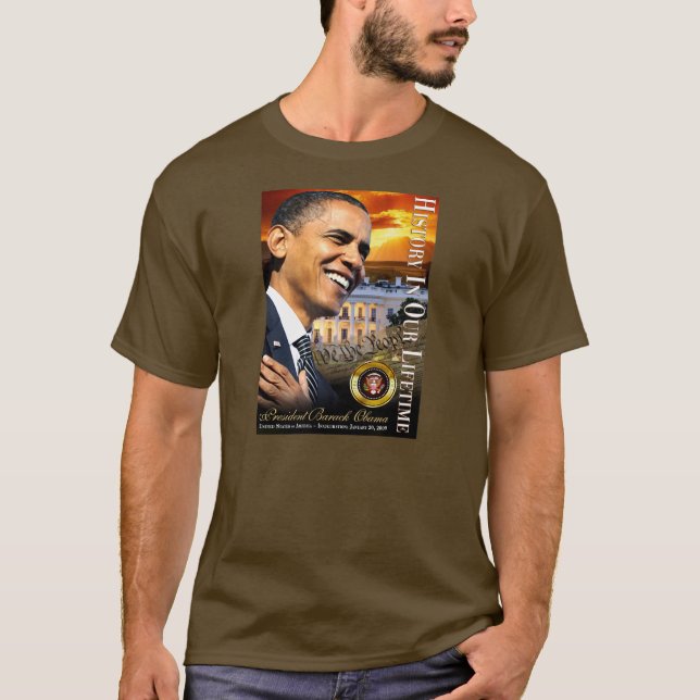 History In Our Lifetime (sunset white house) T-Shirt (Front)