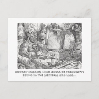History Lessons about Macs Postcard