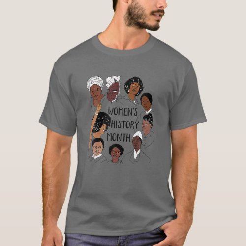 History Month For Feminist Womens Rights March Mo T_Shirt