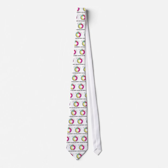 History Of Earth (Geological Time) Neck Tie (Front)