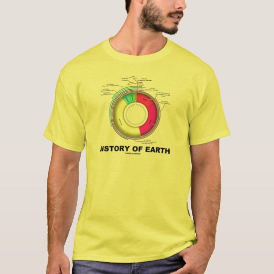 History Of Earth (Geological Time) T-Shirt