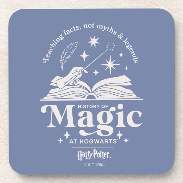 History of Magic at HOGWARTS™ Beverage Coaster (Front)
