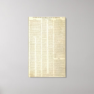 History of the Electoral Houses of Germany Canvas Print