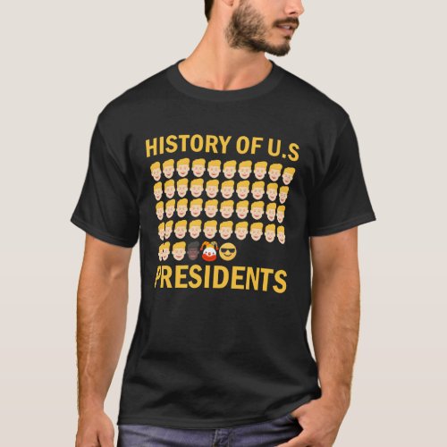 History of US Presidents 46th Cool President T_Shirt