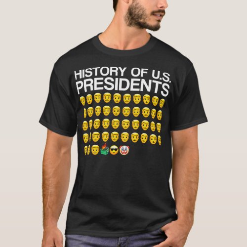 History of US Presidents 46 Clown American Patriot T_Shirt