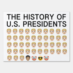 History Of US Presidents Political Protest Marches Sign