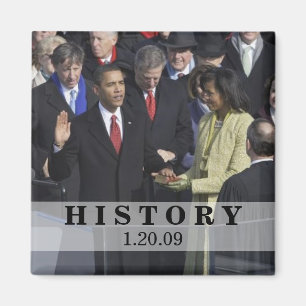 HISTORY: President Obama Inauguration Ceremony Magnet
