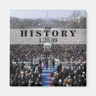 HISTORY: President Obama Inauguration Magnet