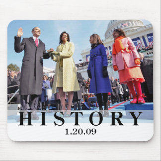 HISTORY: President Obama Swearing In Ceremony Mouse Pad