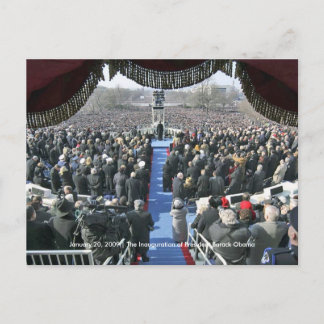 HISTORY: President Obama's Inauguration Speech Postcard