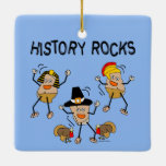 History Rocks Ceramic Ornament